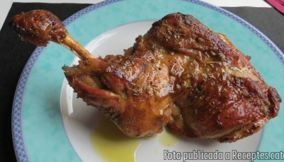 Espatlla de xai al forn